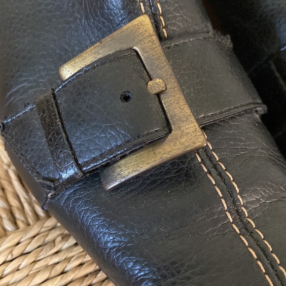 Paul Green black leather buckle booties boots made in Austria US 7 UK 4.5 - Picture 7 of 7